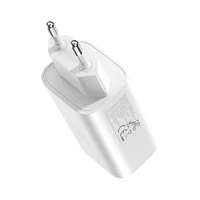 Rock Sieninis įkroviklis Ice2Cube GaN - USB + 2xType C - PD 65W 3A baltas