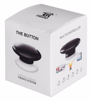Fibaro The Button Black vieno mygtuko pagalbos įrenginys Bevielis Aliarmas