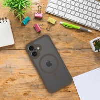 Itin matinis MAG COVER dėklas telefonui su MagSafe skirtas SAMSUNG S25 Ultra – rudas