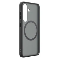 Spigen Capella GP-FPS931PGBJW silikoninis dėklas su MagFit magnetiniu žiedu telefonui Samsung Galaxy S25 - juodas