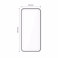 Tech-Protect Quick Set+ 2-jų rinkinys grūdintas stiklas iPhone 14 Pro - juodas