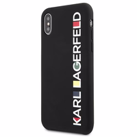 Karl Lagerfeld Blizgus Bauhaus iPhone X/XS Dėklas - juoda