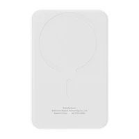 Magnetinis mini maitinimo blokas "Baseus" 5000 mAh, USB-C 20W (baltas)