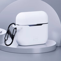 3mk silikoninis dėklas AirPods Pro 3 ausinėms – baltas