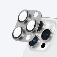 AmazingThing aviacijos klasės lydinio grūdintas stiklas objektyvui iPhone 16 Pro / 16 Pro Max - pilkas