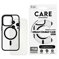 CARE by PanzerGlass Urban Combat Magnetinis dėklas telefonui iPhone 15 Pro - juodas