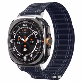 SPIGEN WBF0 dirželis SAMSUNG GALAXY WATCH ULTRA 2024 / 2025 (47 MM) tamsiai mėlynas