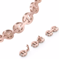 Laikrodžio apyrankės kilpa (f) Apple Watch 42/44/45 dizainas 3 - rožinė (f)