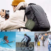 Tech-Protect silikoninis dėklas su kabliuku AirPods 4 - žalias