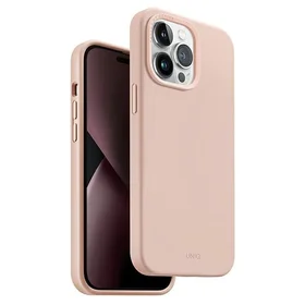 Uniq Lino dėklas telefonui iPhone 14 Pro (m) - rožinis