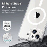 ESR Classic Hybrid Halolock dėklas telefonui iPhone 13 / iPhone 14 su MagSafe - skaidrus