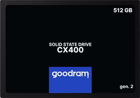Goodram CX400 gen.2 2.5" 512 GB „Serial ATA III“ 3D TLC NAND