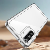 Kosmoso dėklas Samsung Galaxy A26 su lanksčiu rėmu - permatomas