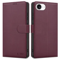 Tech-Protect piniginis dėklas telefonui iPhone 16e - bordo