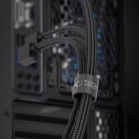 Tech-Protect Velcro kabelių tvarkyklė 3m - juoda