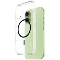 CARE by PanzerGlass Flagship Urban Explorer dėklas su juodu MagSafe iPhone 17 - permatomas