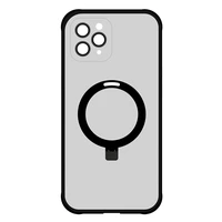 Tel Protect Magiškas MagSafe su stovu dėklas telefonui Iphone 11 Pro – juodas