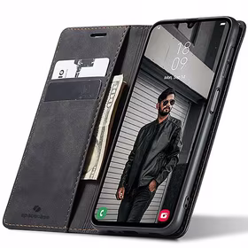Spacecase Dėklas Wallet Galaxy A15 4G / 5G juodas