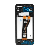 LCD ekranas NCC skirta Samsung Galaxy A14 5G (A146B/146M) juodas su rėmu Prime