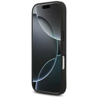 Guess 4G Circle Classic Logo Magnetinis dėklas telefonui iPhone 17 Pro - juodas