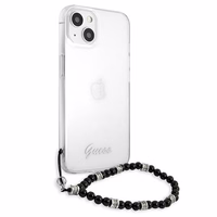 Guess GUHCP13MKPSBK iPhone 13 6.1" Permatomas kietas dėklas Juodas Perlas