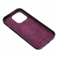Dėklas Leather Mag Cover (MagSafe) skirtas iPhone 16 Plus violetinis
