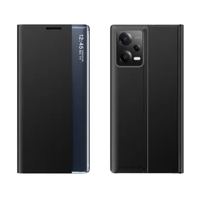 New Sleep dėklas Xiaomi Redmi Note 12 Pro+ su stovu juoda