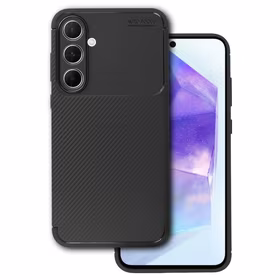 Tel Protect Carbon Elite dėklas telefonui Samsung Galaxy A55 5G juodas