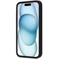 Audi Sintetinės odos dėklas telefonui su Magnetine iPhone 15/14/13 - juodas