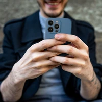 Dėklas telefonui silikoninis su MagSafe, skirtas SAMSUNG S25, mėlynos spalvos