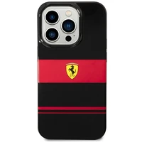 Ferrari FEHMP14XUCOK iPhone 14 Pro Max 6.7" juodas/juodas kietas dėklas IMD Combi Magsafe