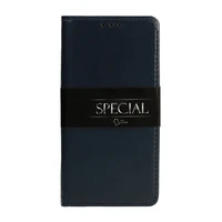Specialus knygos dėklas telefonui SAMSUNG GALAXY S24 PLUS tamsiai mėlynas