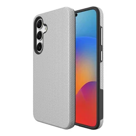 Dėklas Perfectionists Triangle Case Samsung A566 A56 5G sidabrinis