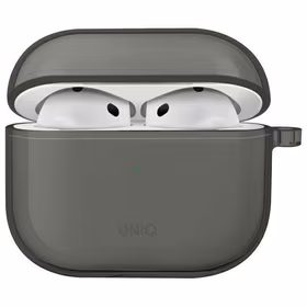 Uniq Glase dėklas AirPods 4 - puspermatomas