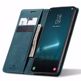 Spacecase piniginės dėklas Galaxy S22 mėlynas