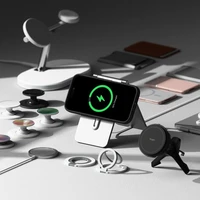 Ringke Silikoninis Magnetinis iPhone 16 dėklas - juodas