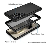 Rock Guard Touch Matte Series Dėklas telefonui Samsung Galaxy S25 pilkas