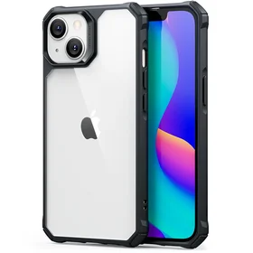 ESR Air Armor dėklas telefonui iPhone 14 Plus - skaidrus juodas