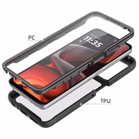 Tech-Protect Apsauginis dėklas Motorola Moto G56 5G - juodas