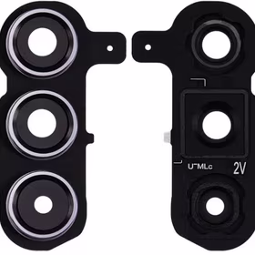 Samsung S926 S24 Plus kameros stikliukas su rėmeliu Black ORG