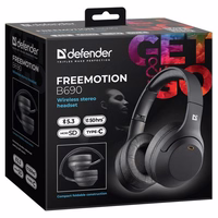 SAUGAUŠLĖS  DEFENDER BLUETOOTH FREEMOTION B690 JUODAS