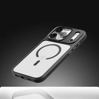 Rock Guard Objektyvo Apsauga Serijos Magnetinis Dėklas Iphone 17 Air permatomas-juodas