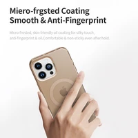 Rock Matte serijos magnetinis dėklas Iphone 16 Pro juodas