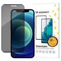 Wozinsky Privacy Glass grūdintas stiklas iPhone 12 Pro / iPhone 12 su privatumo filtru