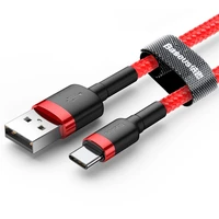 Baseus kabelis Cafule USB - USB-C 3m 2A raudonas