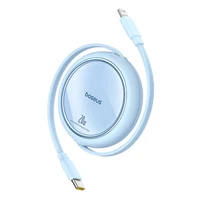 USB kabelis "Baseus Free2Pull" USB-C į iP 20W 1 m (mėlynas)