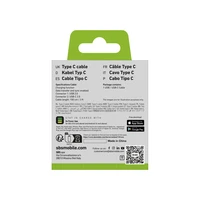 SBS TECABLETYC1KPOS USB-A - USB-C kabelis 1m - juodas