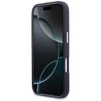 KARL LAGERFELD case for IPHONE 17 Pro compatible with MagSafe KLHMP17L6PFKCLB (PU FW W/ K&C Head Pin) blue