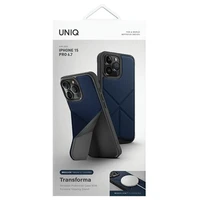 Uniq Transforma Magnetinis įkrovimo dėklas telefonui iPhone 15 Pro Max - mėlyna