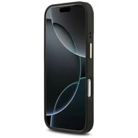 Guess 4G Stripe Magnetinis dėklas telefonui iPhone 17 Pro - juoda
